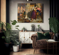 The Eve Of St Agnes By William Holman Hunt Fine Art Print