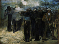 The Execution Of Emperor Maximilian 1867 Oil On Canvas 1959X2597Mm Museum Of Fine Arts Boston By Edouard Manet Fine Art Print