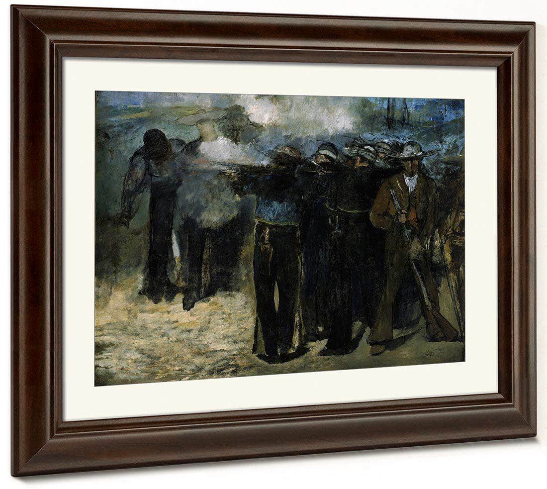 The Execution Of Emperor Maximilian 1867 Oil On Canvas 1959X2597Mm Museum Of Fine Arts Boston By Edouard Manet Fine Art Print
