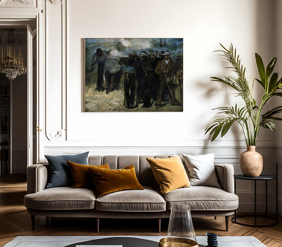 The Execution Of Emperor Maximilian 1867 Oil On Canvas 1959X2597Mm Museum Of Fine Arts Boston By Edouard Manet Fine Art Print