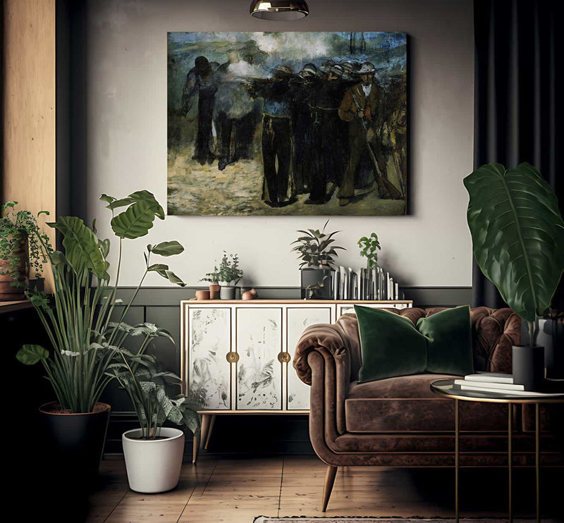 The Execution Of Emperor Maximilian 1867 Oil On Canvas 1959X2597Mm Museum Of Fine Arts Boston By Edouard Manet Fine Art Print