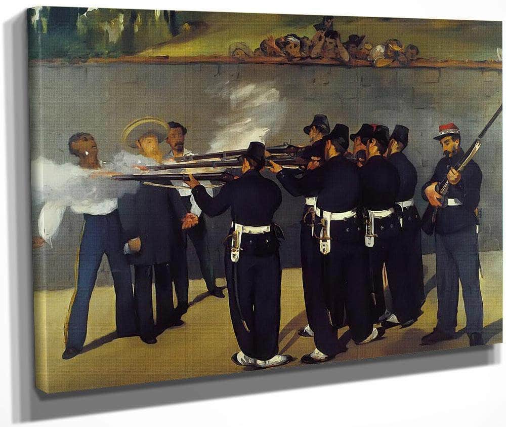 The Execution Of Emperor Maximilian By Edouard Manet Fine Art Print