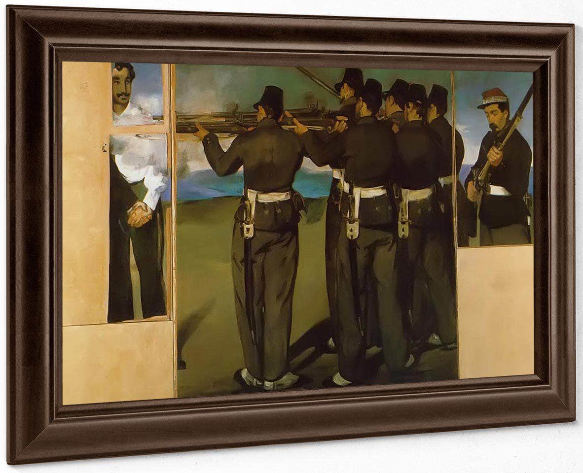 The Execution Of Emperor Maximilian (Four Fragments) By Edouard Manet Fine Art Print