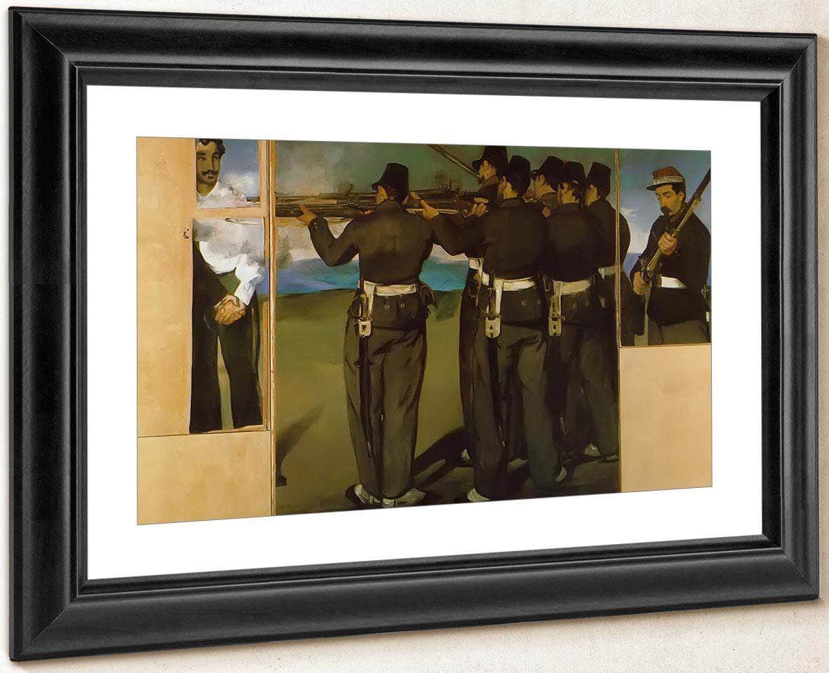The Execution Of Emperor Maximilian (Four Fragments) By Edouard Manet Fine Art Print