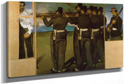 The Execution Of Emperor Maximilian (Four Fragments) By Edouard Manet Fine Art Print
