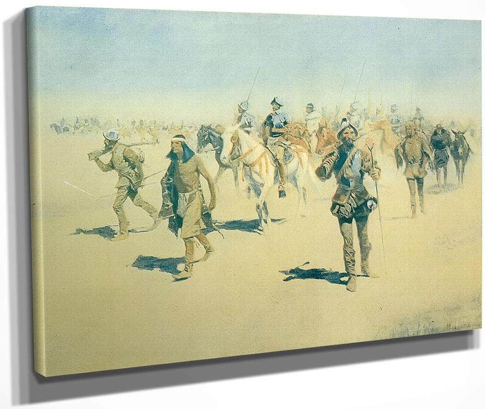 The Expedition Of Francisco Coronado By Frederic Remington Fine Art Print