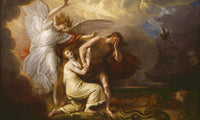 The Expulsion Of Adam And Eve From Paradise By Benjamin West Fine Art Print