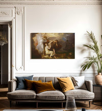 The Expulsion Of Adam And Eve From Paradise By Benjamin West Fine Art Print