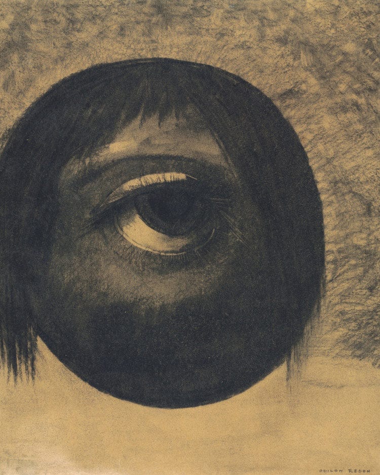 The Eye (Vision) By Odilon Redon Fine Art Print