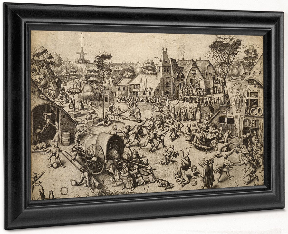 The Fair Of Saint George's Day By I Fine Art Print