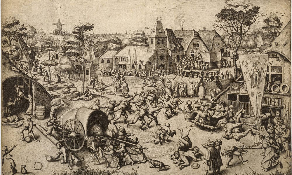 The Fair Of Saint George's Day By I Fine Art Print