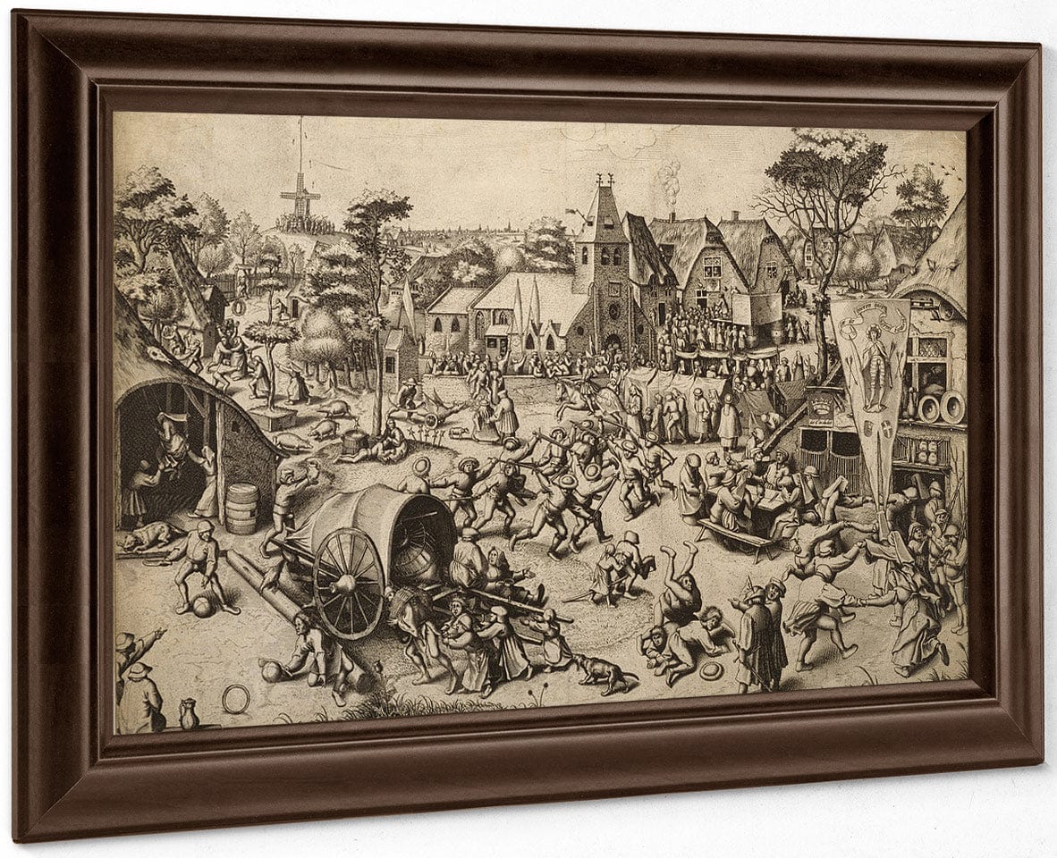 The Fair Of Saint George's Day By I Fine Art Print