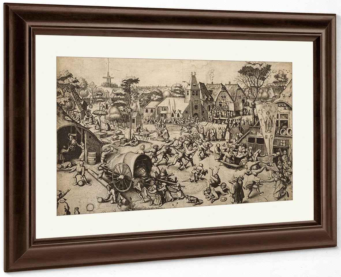 The Fair Of Saint George's Day By I Fine Art Print