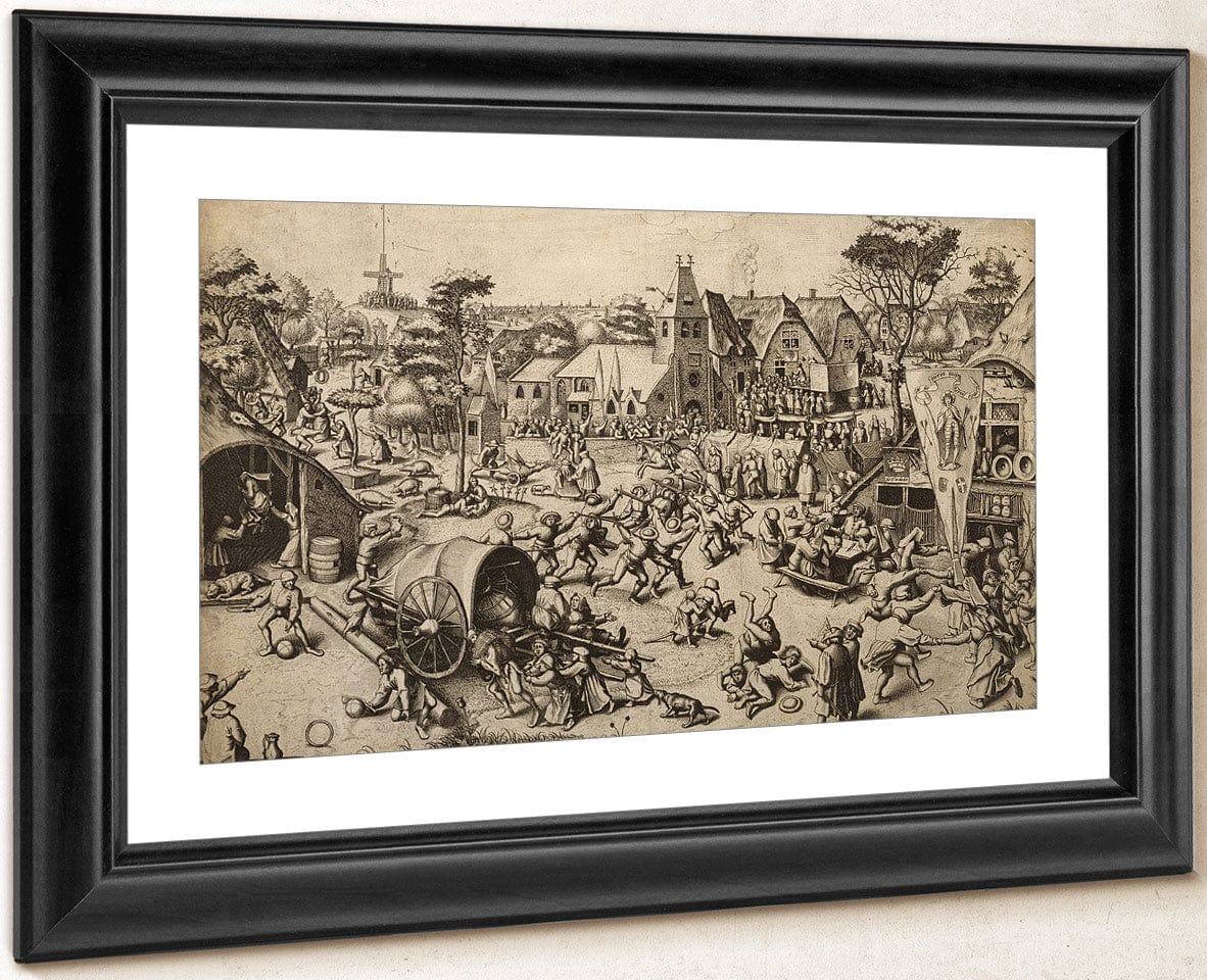 The Fair Of Saint George's Day By I Fine Art Print