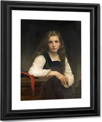 The Fair Spinner By William Adolphe Bouguereau Fine Art Print
