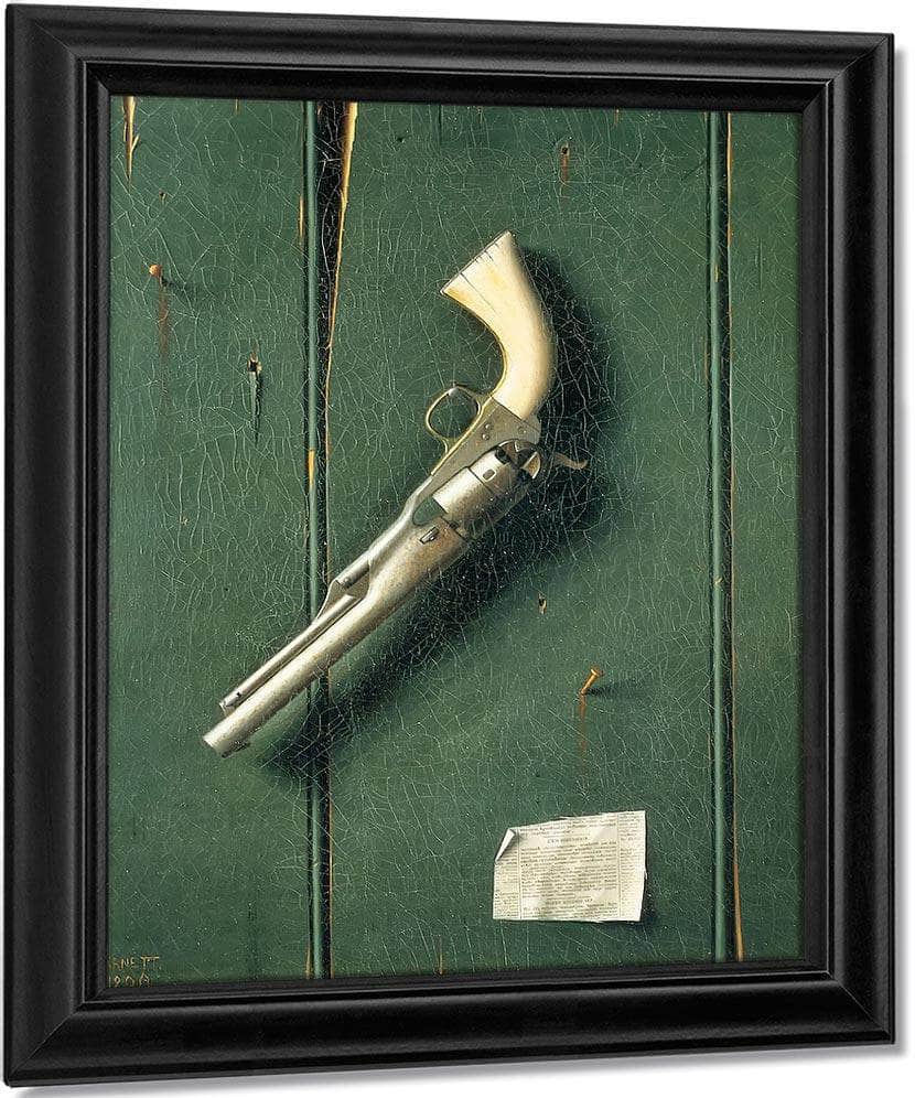 The Faithful Colt By William M Harnett Fine Art Print