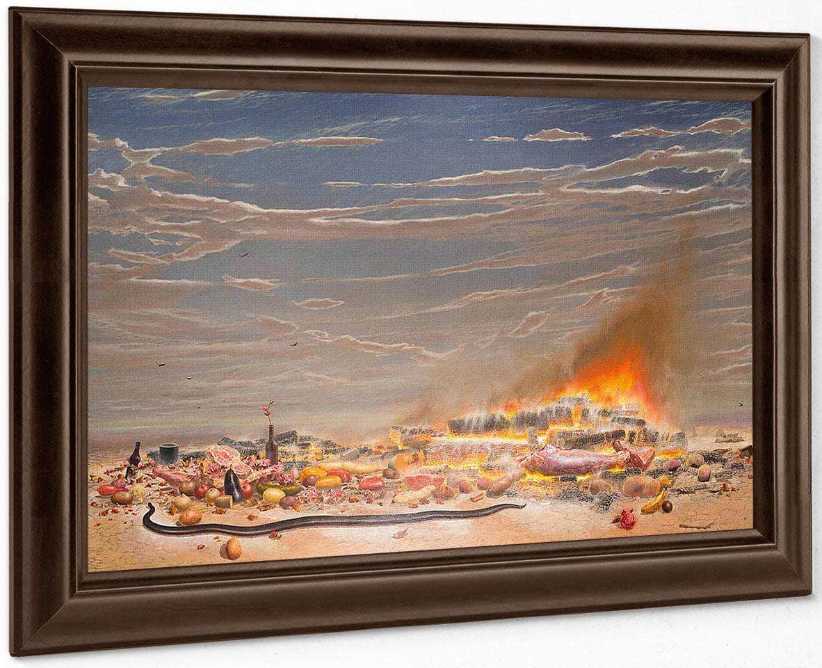 The Fall (Incendiary Detritus), 2000 By Robert Reid Fine Art Print