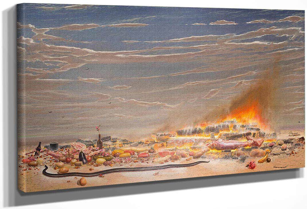 The Fall (Incendiary Detritus), 2000 By Robert Reid Fine Art Print