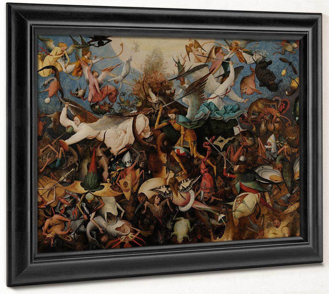 The Fall Of The Rebel Angels 1562 117X162Cm Royal Museums Of Fine Arts In Belgium By The Elder Fine Art Print