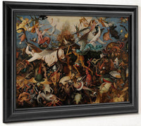 The Fall Of The Rebel Angels 1562 117X162Cm Royal Museums Of Fine Arts In Belgium By The Elder Fine Art Print