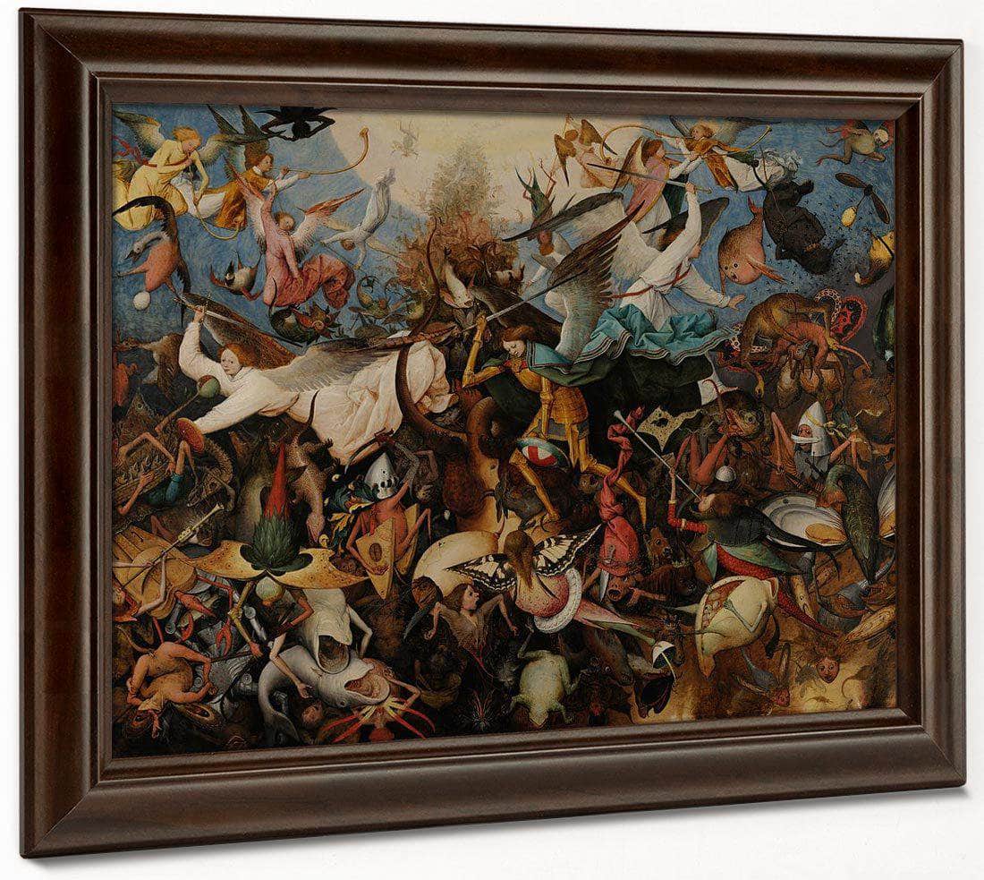 The Fall Of The Rebel Angels 1562 117X162Cm Royal Museums Of Fine Arts In Belgium By The Elder Fine Art Print