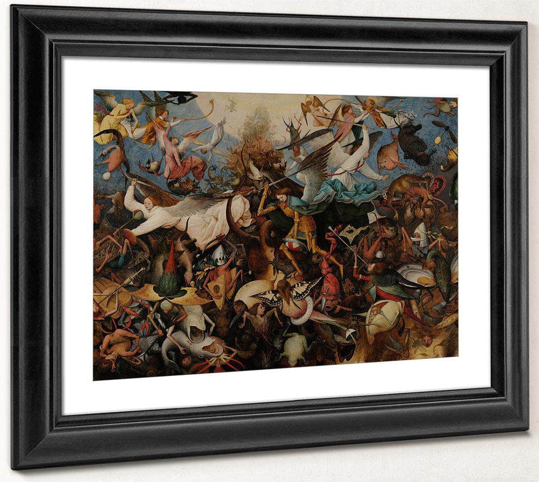 The Fall Of The Rebel Angels 1562 117X162Cm Royal Museums Of Fine Arts In Belgium By The Elder Fine Art Print