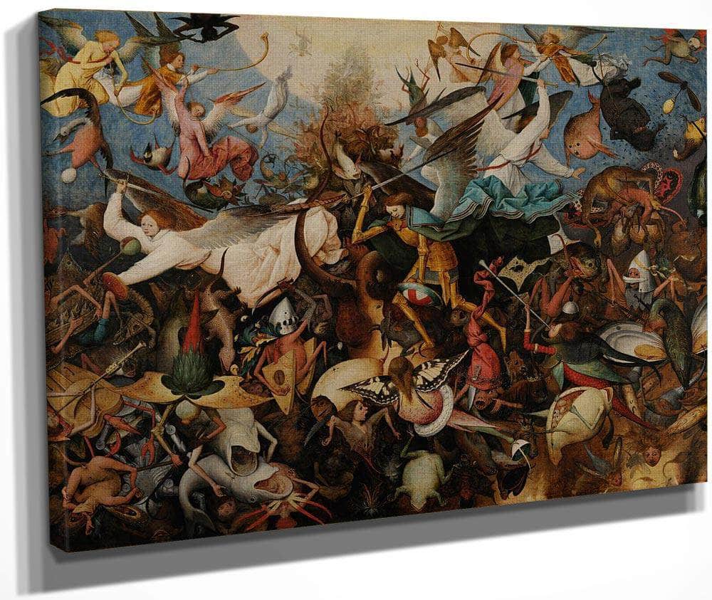 The Fall Of The Rebel Angels 1562 117X162Cm Royal Museums Of Fine Arts In Belgium By The Elder Fine Art Print