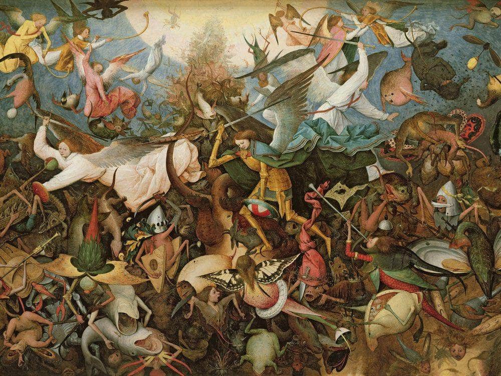 The Fall Of The Rebel Angels By Pieter Brueghel Ii Fine Art Print