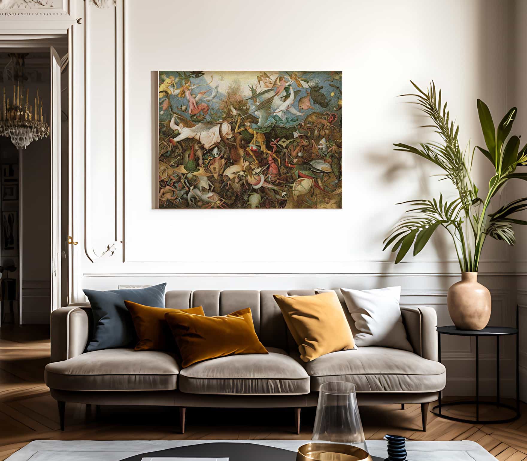 The Fall Of The Rebel Angels By Pieter Brueghel Ii Fine Art Print