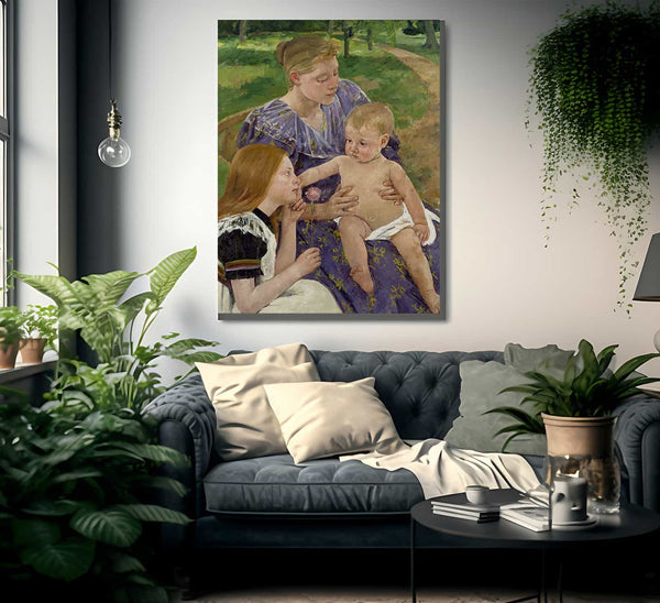 The Family By Mary Cassatt Fine Art Print