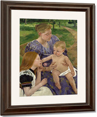 The Family By Mary Cassatt Fine Art Print