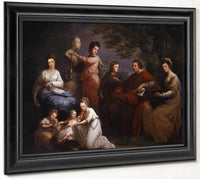 The Family Of The Earl Of Gower 1772  5925X8200Mm Neoclassicism National Museum Of Women In Arts By Angelica Kauffmann Fine Art Print