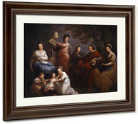 The Family Of The Earl Of Gower 1772  5925X8200Mm Neoclassicism National Museum Of Women In Arts By Angelica Kauffmann Fine Art Print