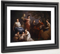 The Family Of The Earl Of Gower 1772  5925X8200Mm Neoclassicism National Museum Of Women In Arts By Angelica Kauffmann Fine Art Print