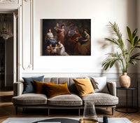 The Family Of The Earl Of Gower 1772  5925X8200Mm Neoclassicism National Museum Of Women In Arts By Angelica Kauffmann Fine Art Print