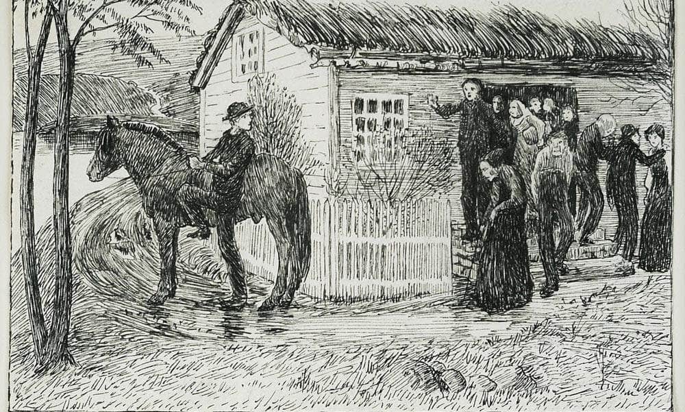 The Farewell By Nicolai Astrup Fine Art Print