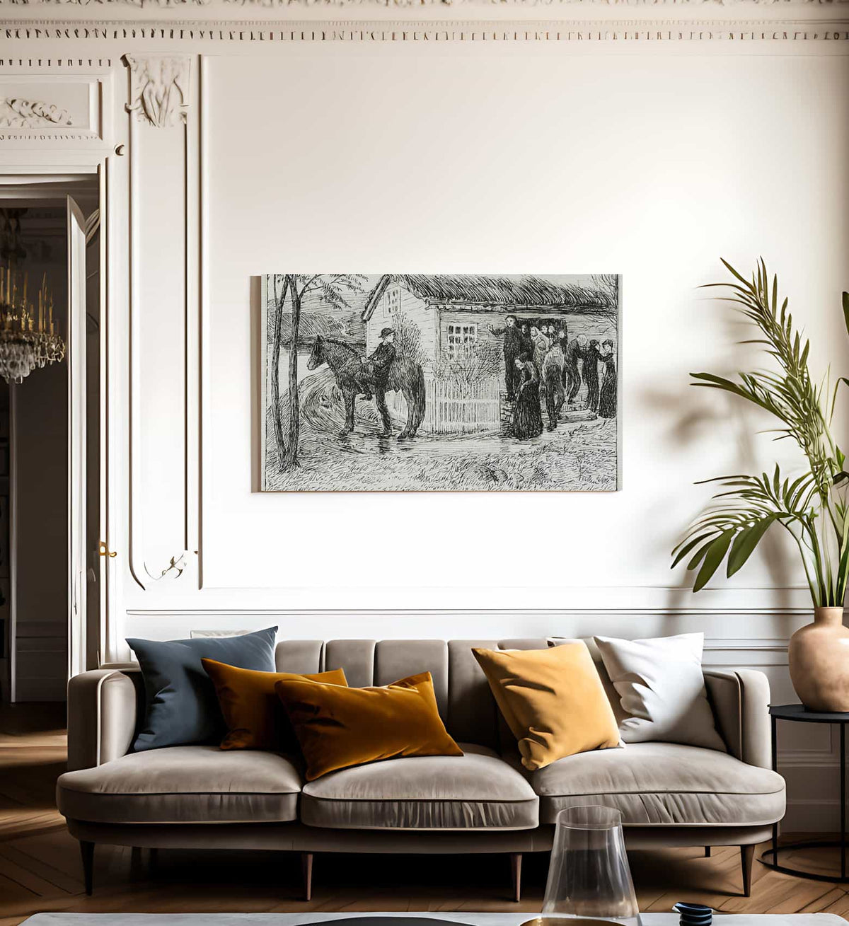 The Farewell By Nicolai Astrup Fine Art Print