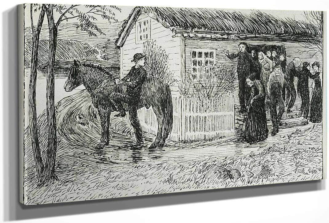 The Farewell By Nicolai Astrup Fine Art Print