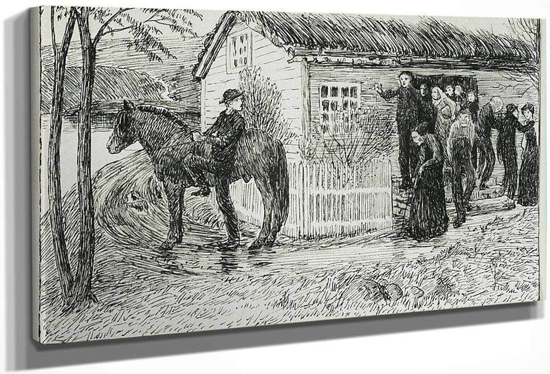 The Farewell By Nicolai Astrup Fine Art Print