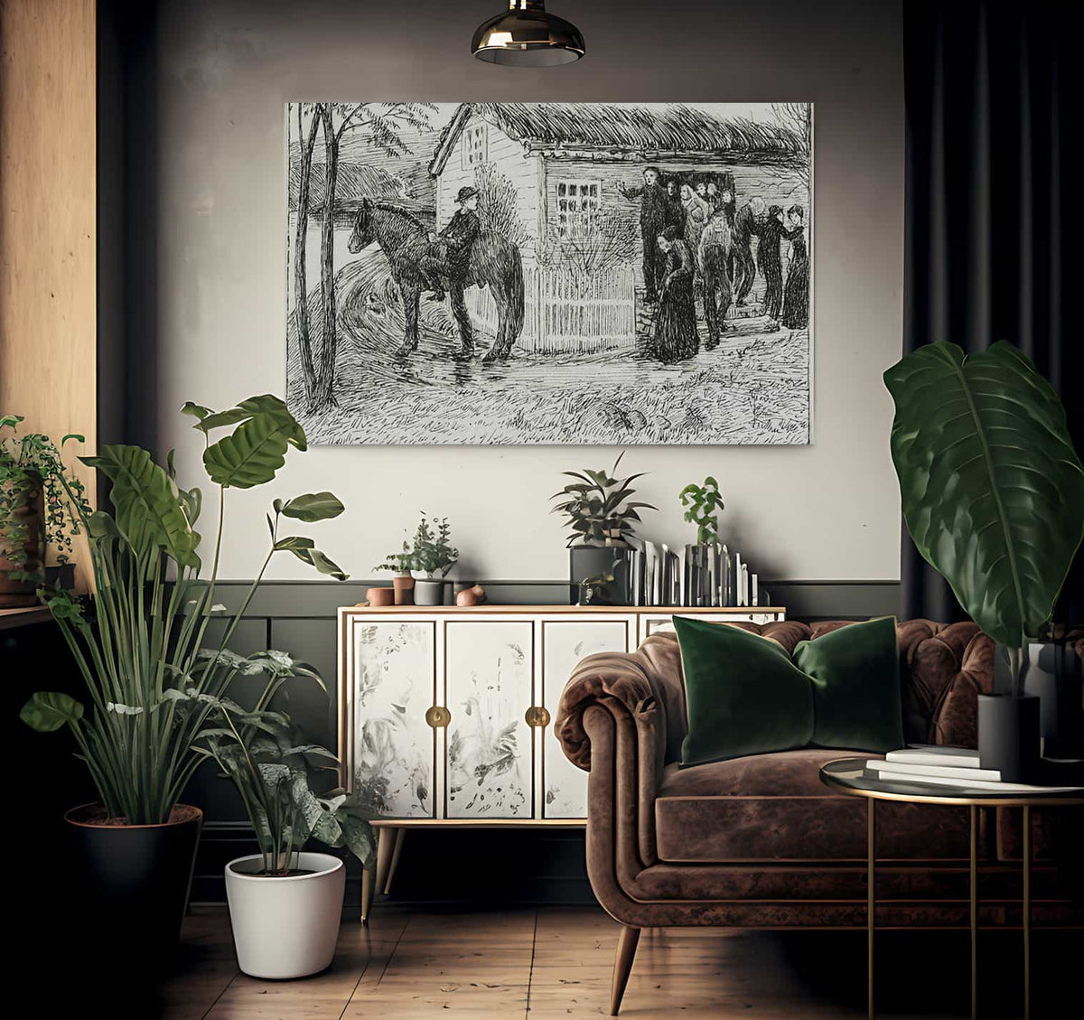 The Farewell By Nicolai Astrup Fine Art Print