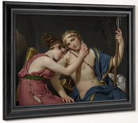 The Farewell Of Telemachus And Eucharis By Jacques Louis David Fine Art Print