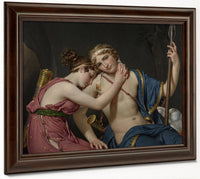 The Farewell Of Telemachus And Eucharis By Jacques Louis David Fine Art Print