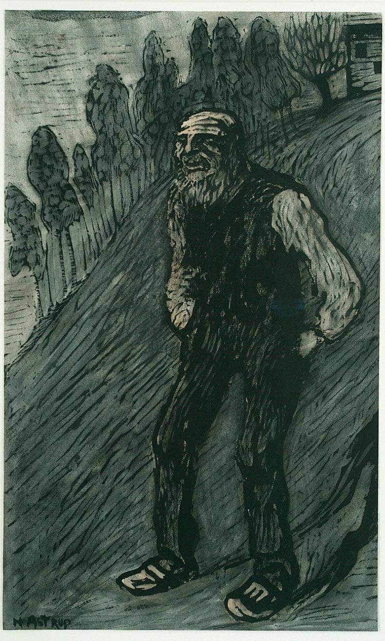 The Farmer By Nicolai Astrup Fine Art Print