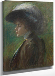 The Feathered Hat By Alice Pike Barney Fine Art Print