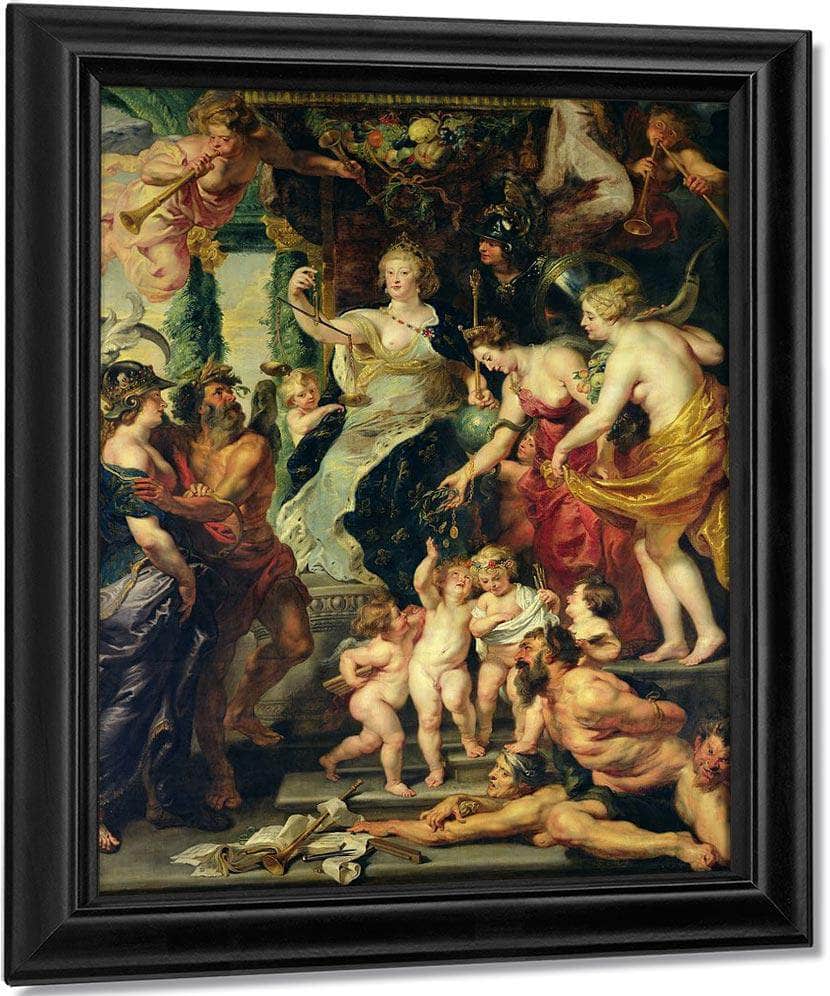 The Felicity Of The Regency 2 By Peter Paul Rubens Fine Art Print
