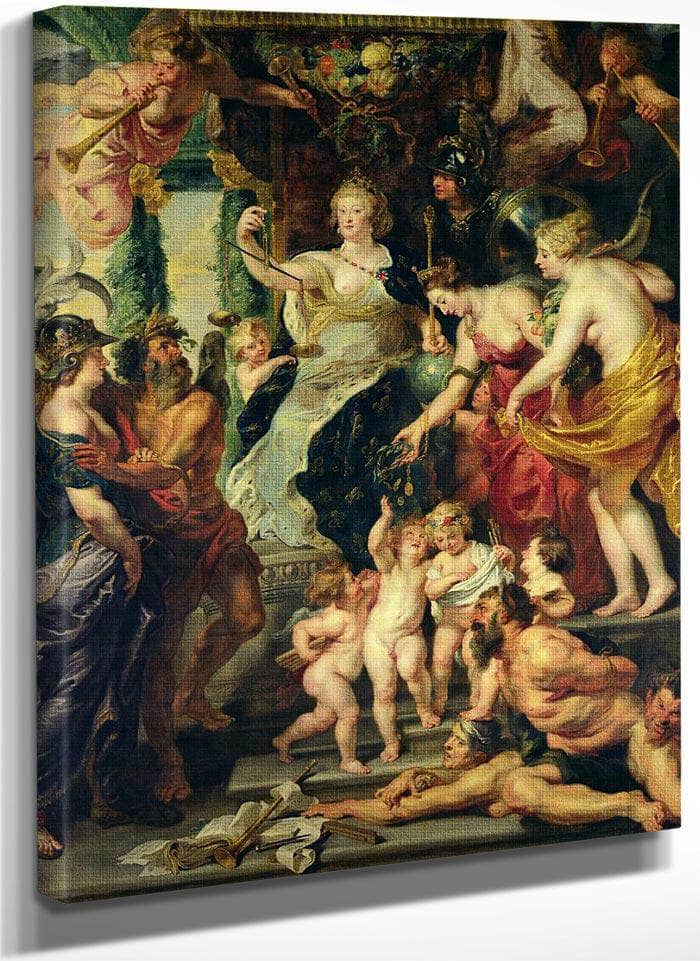 The Felicity Of The Regency By Peter Paul Rubens Fine Art Print