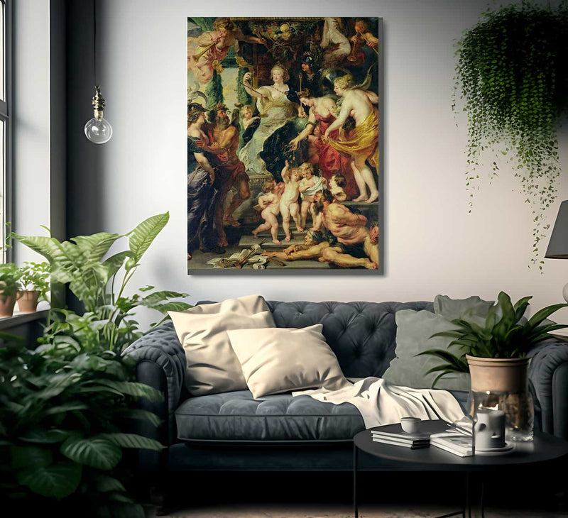 The Felicity Of The Regency By Peter Paul Rubens Fine Art Print