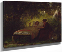 The Field Hospital By Eastman Johnson Fine Art Print