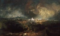 The Fifth Plague Of Egypt By Joseph Mallord William Turner Fine Art Print
