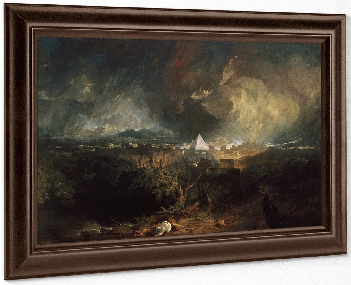 The Fifth Plague Of Egypt By Joseph Mallord William Turner Fine Art Print